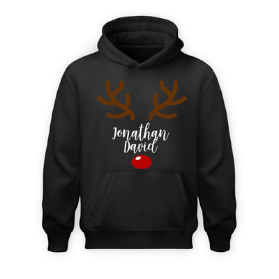 Sudadera | Negra | Reno | Jonathan David