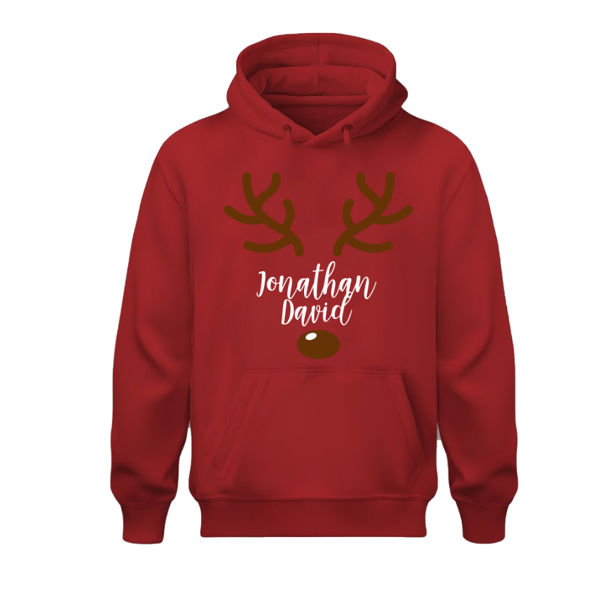 Sudadera | Roja | Reno | Jonathan David