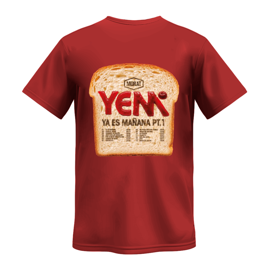 Playera | Roja  | Morat | Ya es mañana | YEM 1