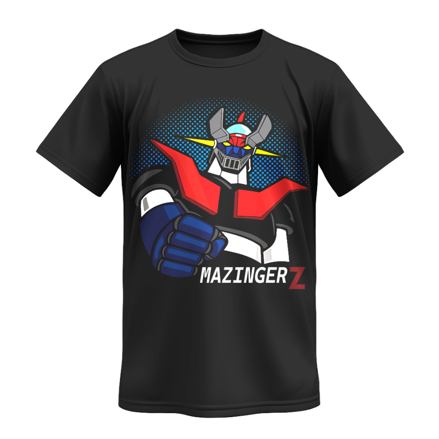 Playera | Negra | Mazinger Z | Magnet 1
