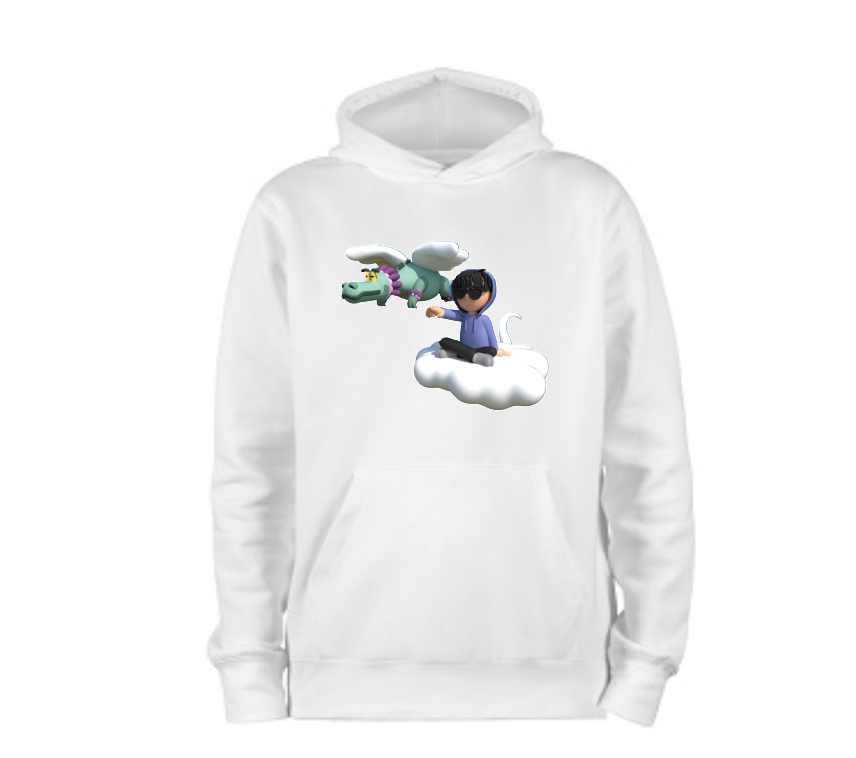 Sudadera Junior H | Blanco| ANIMADO