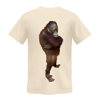 Playera | Beige | Mono meme 2