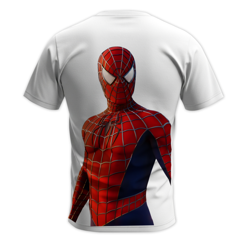 Playera | Blanca | Spider-man | Heroico 3