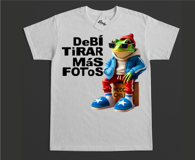 Playera  Blanca |Bad Bunny | Rana