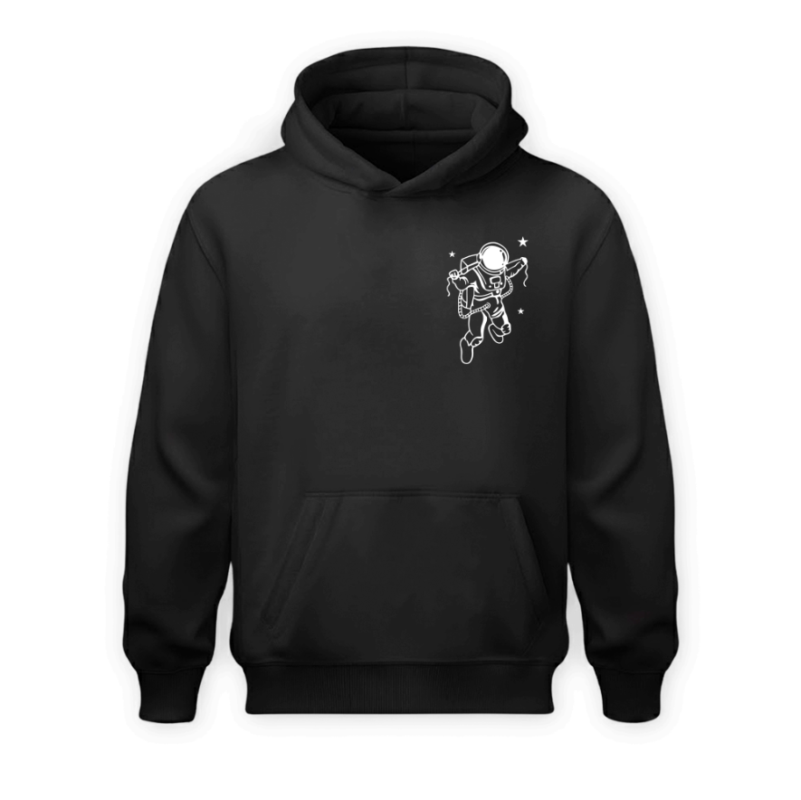 Sudadera | Negra | Astro | Astronauta LOGO 1