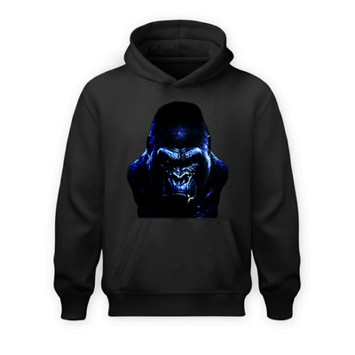 Sudadera | Negra | BANDO BOYZ | Gorilla azul