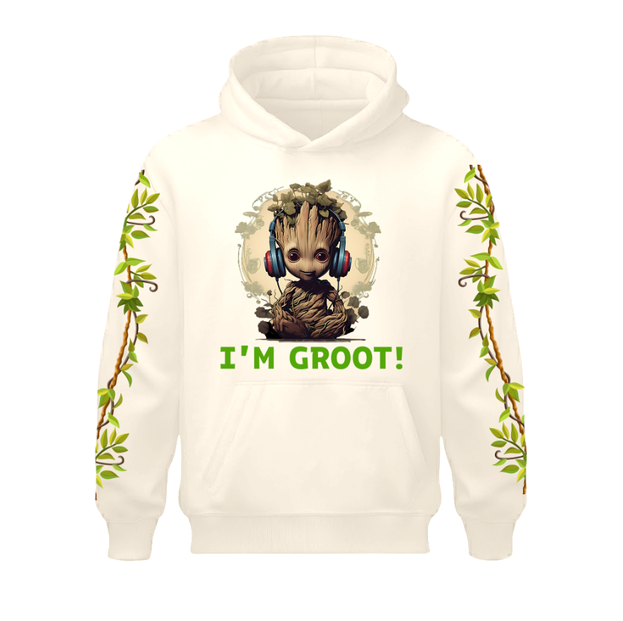 Sudadera | Crema | I'm Groot | tierno