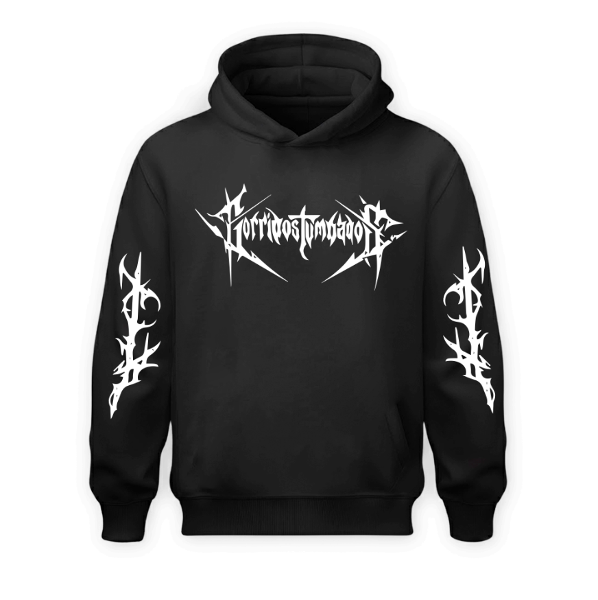 Sudadera | Negra | Corridos Tumbados | Logo