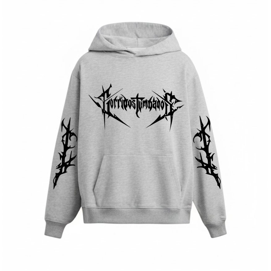 Sudadera | Gris | Corridos Tumbados | Logo