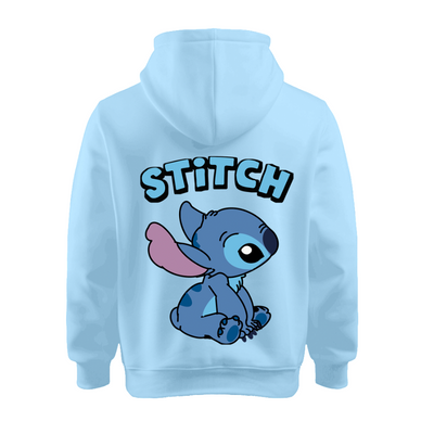 Sudadera | Celeste | Stitch azul | love
