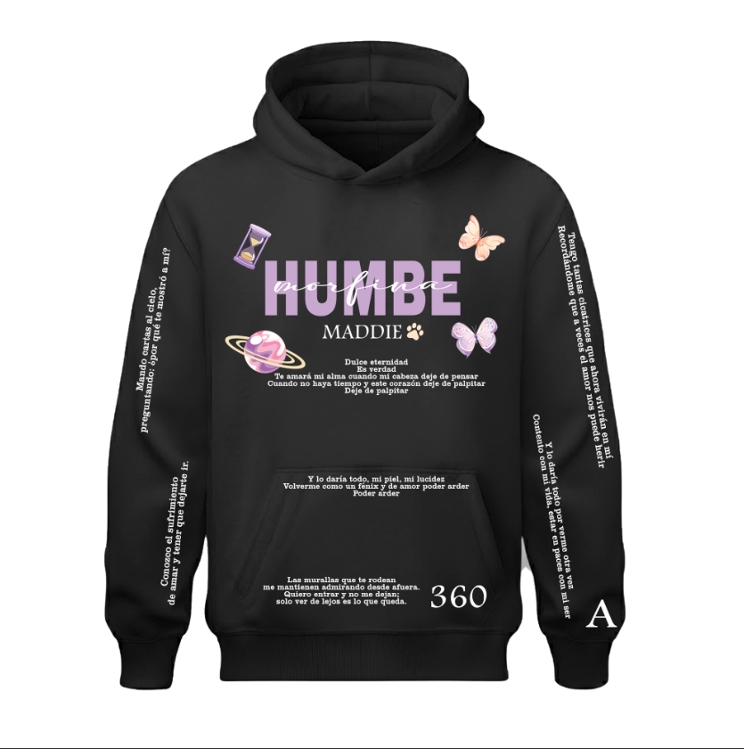 Sudadera | Negra| Humbe | Morfina