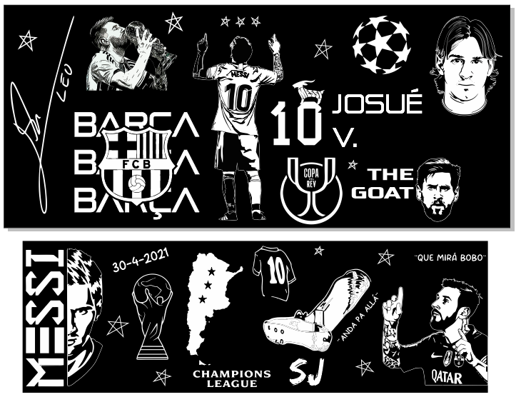 Vasos Térmico 30oz | Negro | Messi Goat