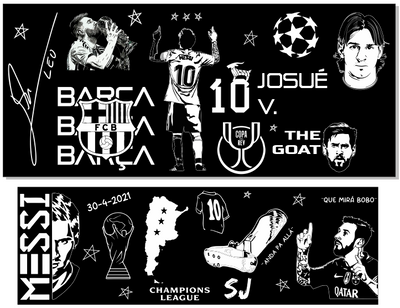 Vasos Térmico 30oz | Negro | Messi Goat