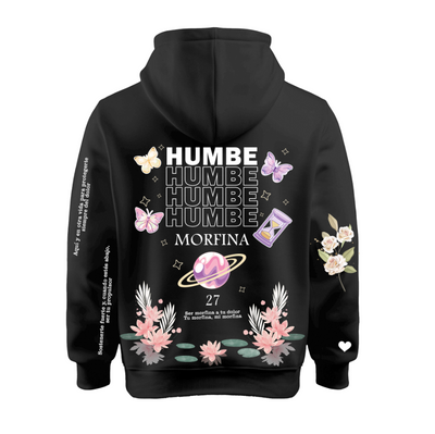 Sudadera | Negra | Humbe | Morfina FLORES
