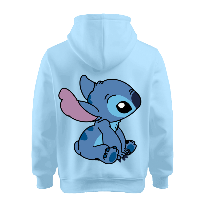 Sudadera | Celeste | Stitch azul | tierno