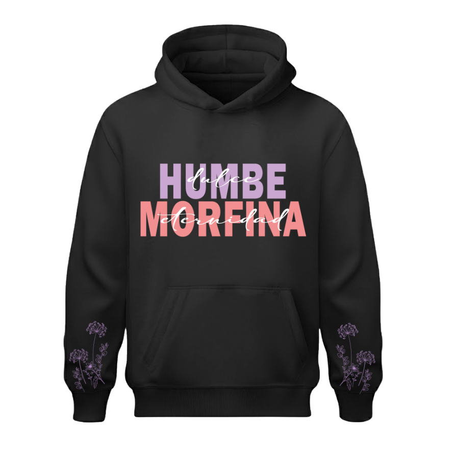 Sudadera | Negra | Humbe | Morfina | dulce eternidas