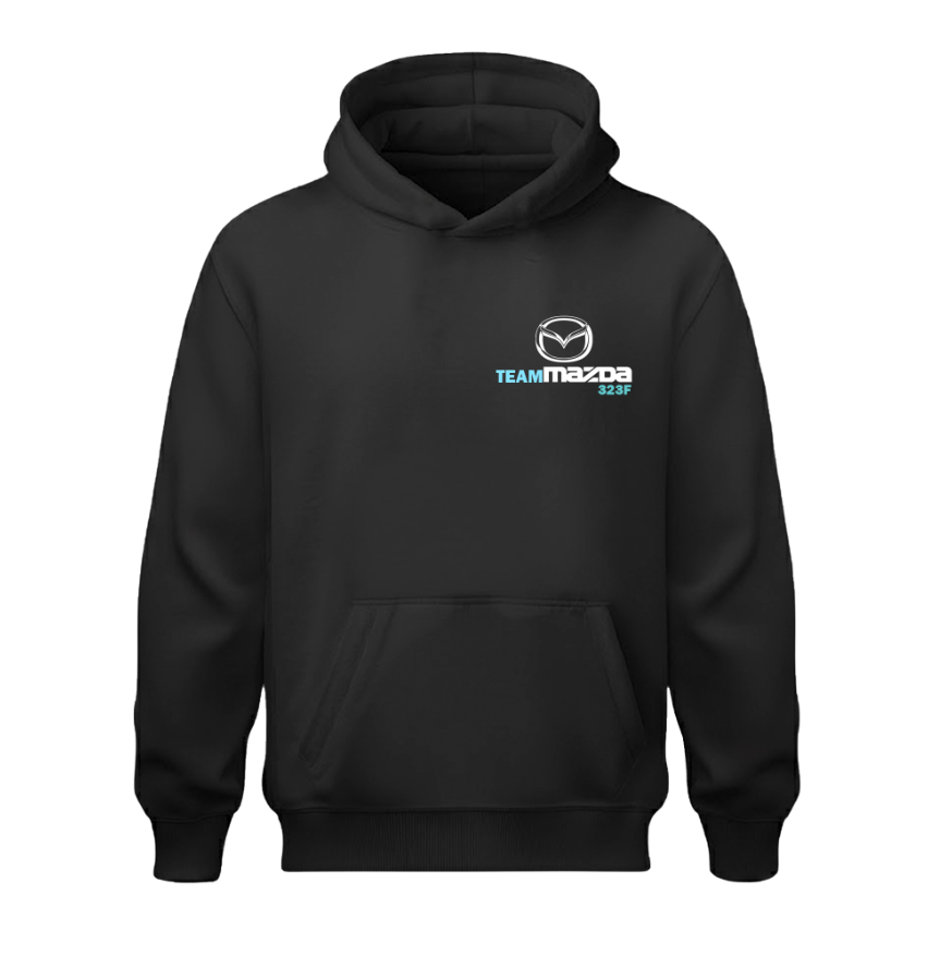Sudadera | Negra | Team Mazda | 323F