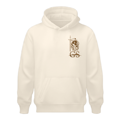 Sudadera | Beige | Palabra Miel | Caminando siempre con Cristo Logo
