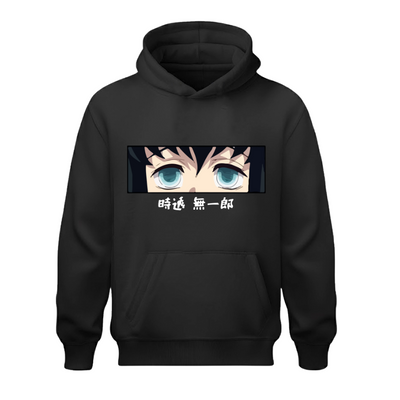 Sudadera | Negra |  Mouchiro tokito | VERDE