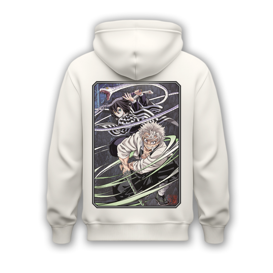 Sudadera | Blanca |  Senemi x Obanai