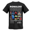 Playera | Negra | Cristiano Ronaldo | Collage | Para novio