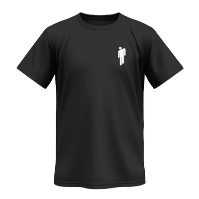 Playera | Negra | Billie Eilish | What Was I Made For | diseño atras