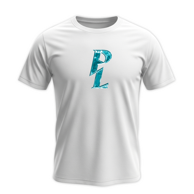 Playera | blanca | Paulo Londra | PL celeste