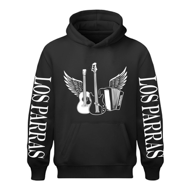 Sudadera | Negra | Los Parras | Carlos Parra