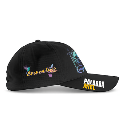 Gorra Personalizada | Negra | GS Palabra Miel | Creo en ti