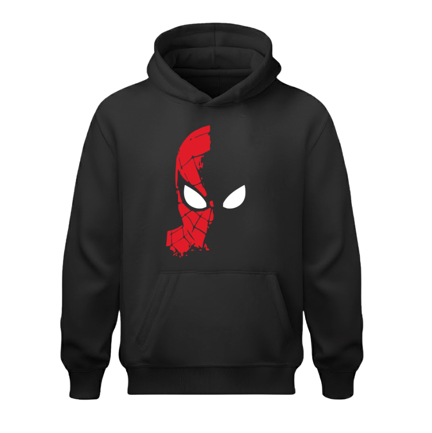 Sudadera | Negra | Spider-man | Collage Spider boy