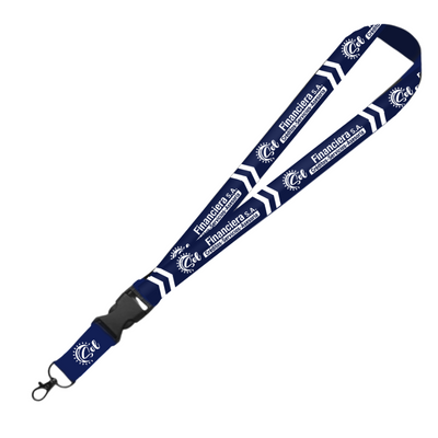 Cinta Personalizada | Azul |Corporación Sol Financiera S.A. | Logo blanco