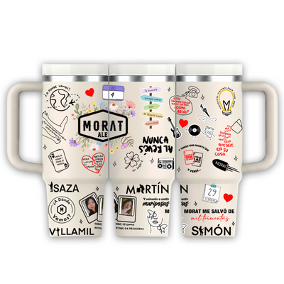 Vasos Térmico 1300ml | Beige | Morat | Hecho de recuerdos | Ale