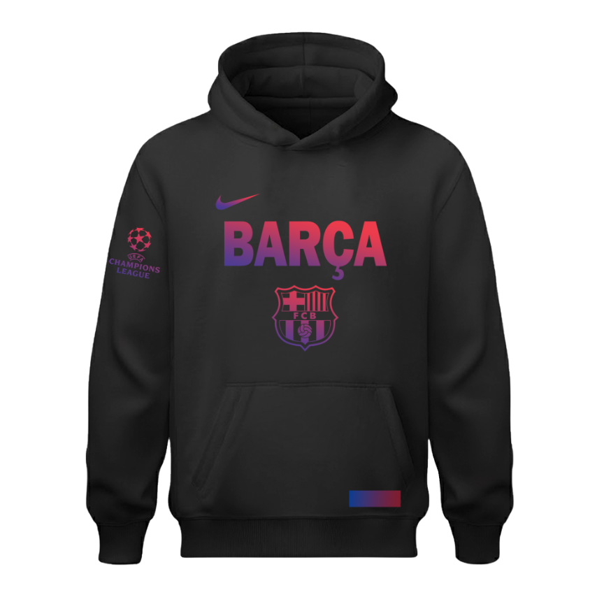 Sudadera | Negra | Barça | Degradado