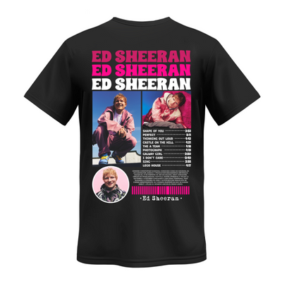 Playera | Negra | Ed Sheeran | Loop