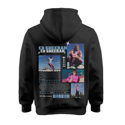 Sudadera | Negra | Ed Sheeran | Biografía