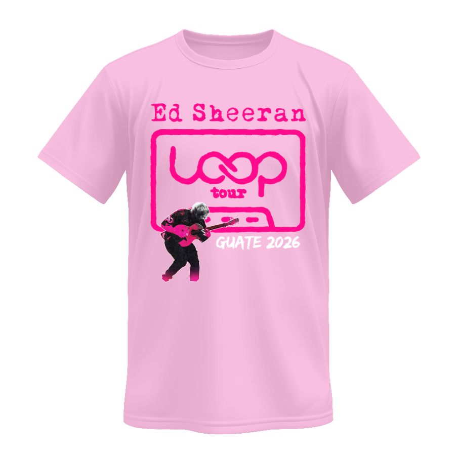 Playera | Rosa | Ed Sheeran | Loop Rosa
