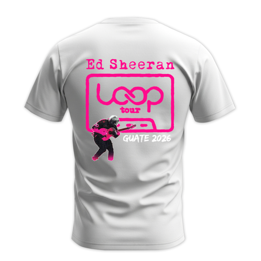 Playera | Blanca | Ed Sheeran | Loop