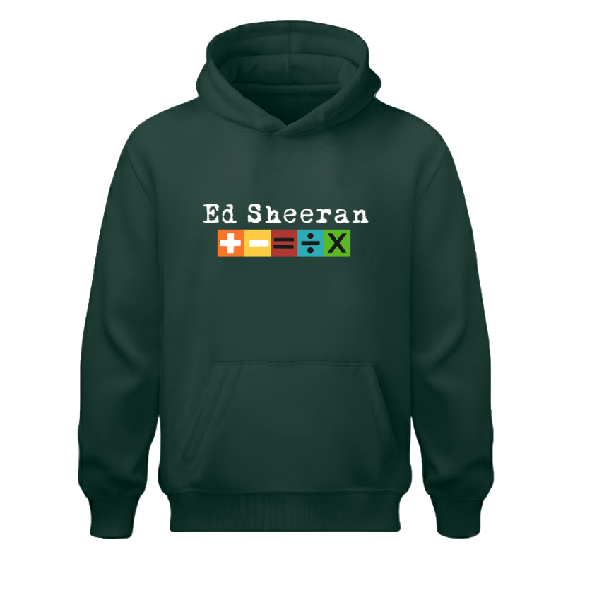 Sudadera | Verde  Botella | Ed Sheeran | +−=÷× Tour