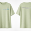 Playera over | Verde olivo | Importadora Garcia| Diseño 3