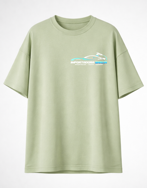 Playera over | Verde olivo | Importadora Garcia| Diseño 1