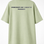 Playera over | Verde olivo | Importadora Garcia| Diseño 1