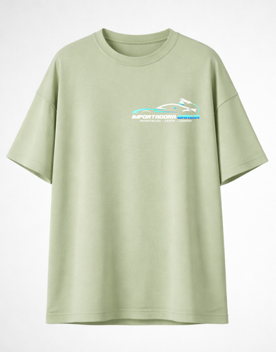 Playera over | Verde olivo | Importadora Garcia| Pedro