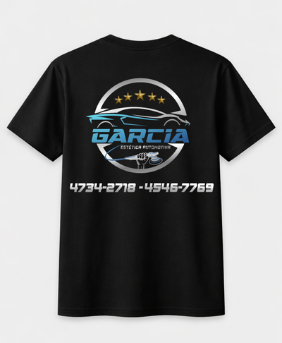 Playera | Negra | Importadora Garcia| Diseño 1