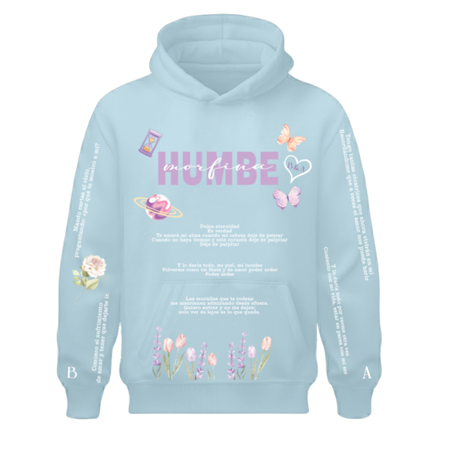 Sudadera | Celeste Pastel | humbe | Morfina | B & A