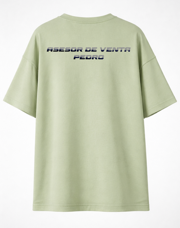 Playera over | Verde olivo | Importadora Garcia| Pedro