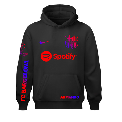 Sudadera | Negra | Barça | Degradado con logo Spotify | Armando