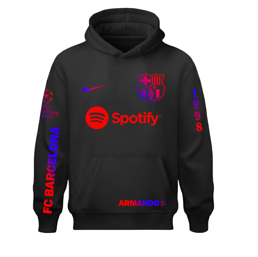 Sudadera | Negra | Barça | Degradado | Capricornio| Armando