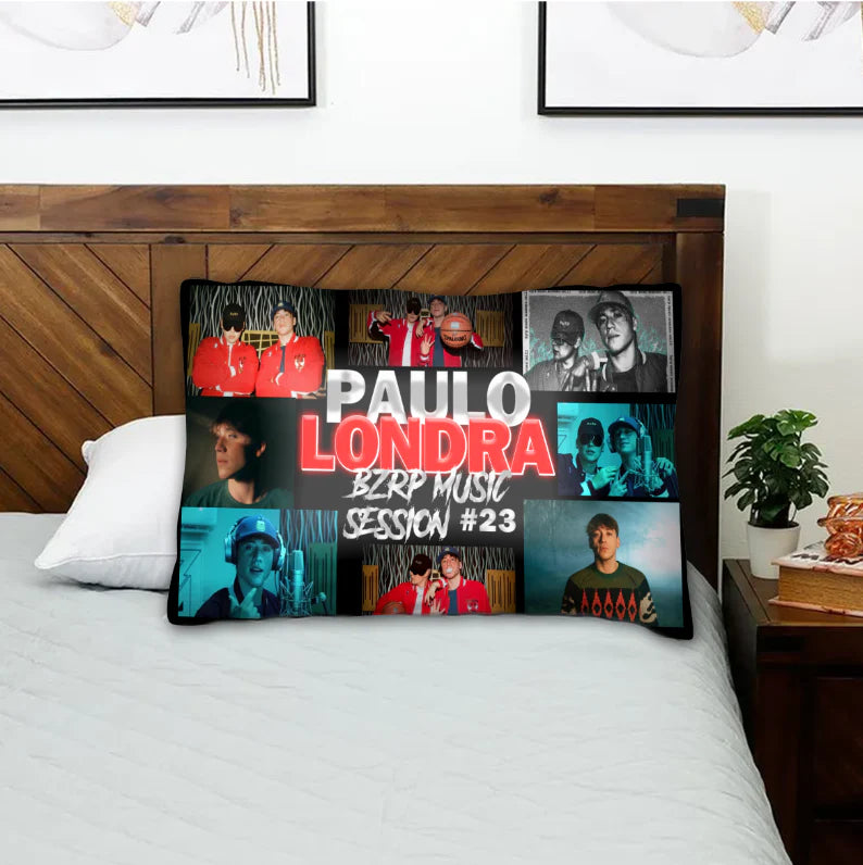 Almohada | Full Sublimación | Paulo Londra x BZRP | Collage 1