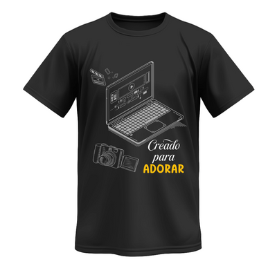 Playera | Negra | Palabra Miel | producción de video