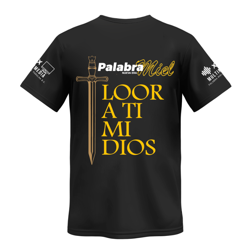 Playera | Negra | Palabra Miel | Producción de video | Multimedia